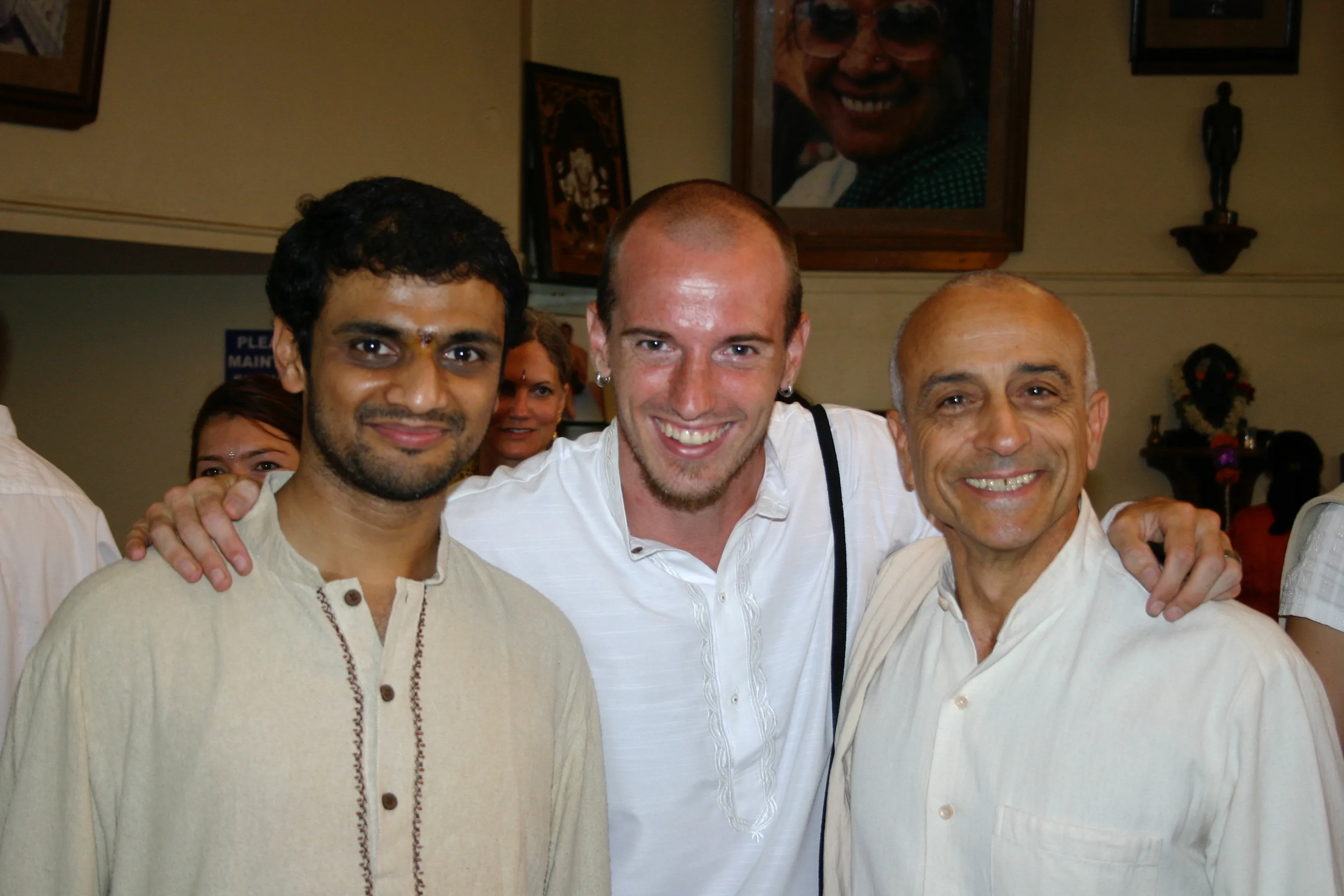 Sharath,-Lino,-and-Jocke-in-Mysore-Jul-2007